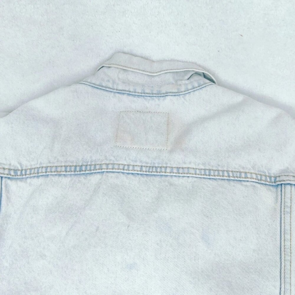 Bleached Levis Jean Jacket Medium Read - image 7